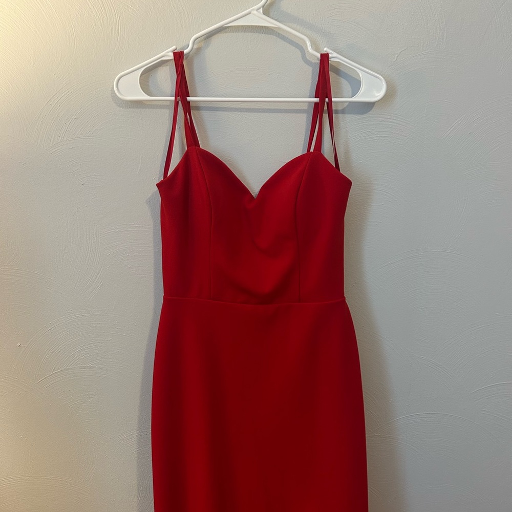 Long Red Dress